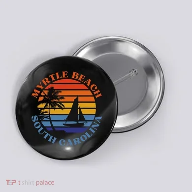 Myrtle Beach South Carolina Summer Vacation Button