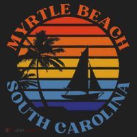 Myrtle Beach South Carolina Summer Vacation Beanie thumb 2