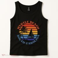 Myrtle Beach South Carolina Summer Vacation Tank Top thumb 2