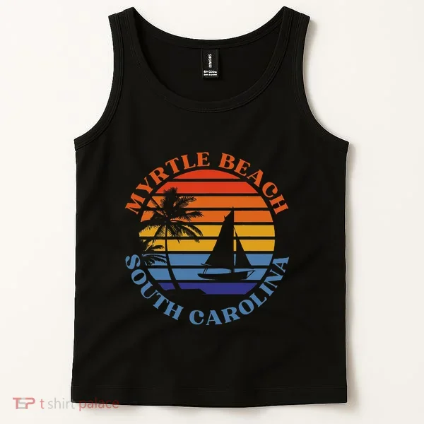 Myrtle Beach South Carolina Summer Vacation Tank Top