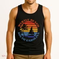Myrtle Beach South Carolina Summer Vacation Tank Top thumb 3