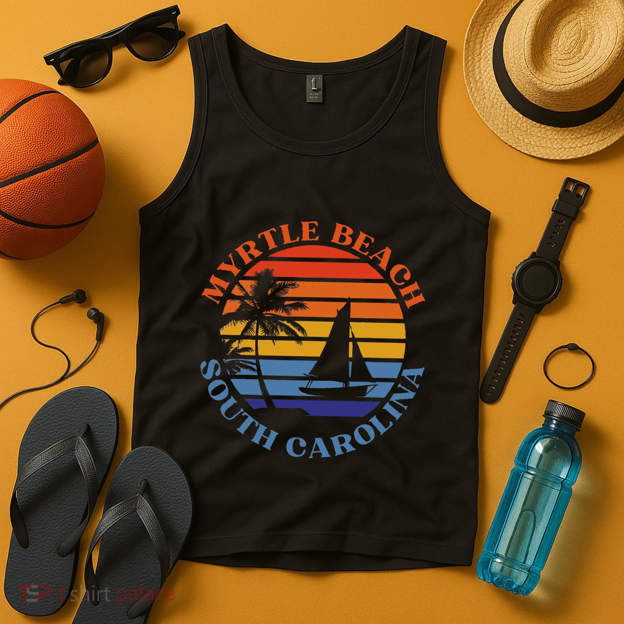 Myrtle Beach South Carolina Summer Vacation Tank Top