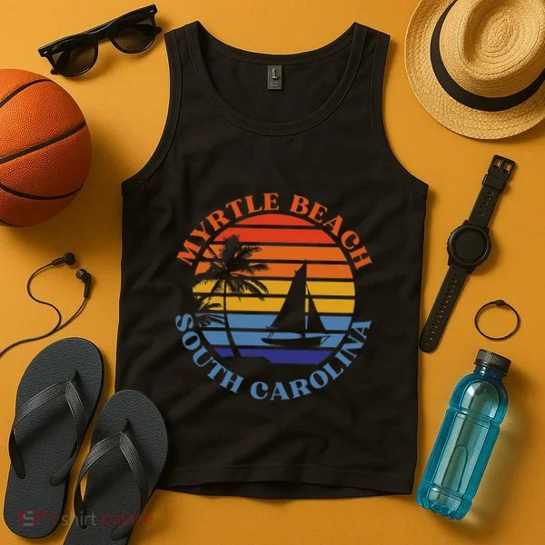 Myrtle Beach South Carolina Summer Vacation Tank Top