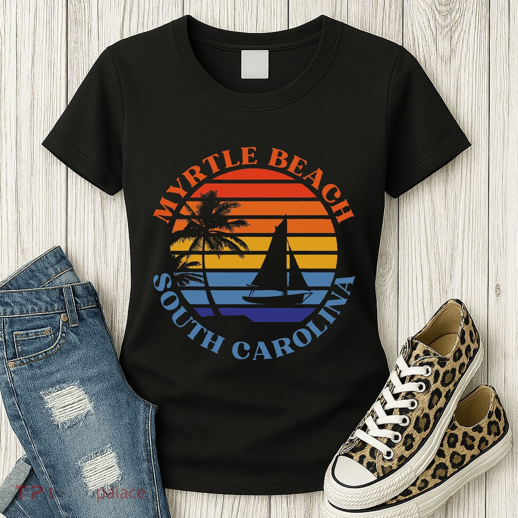 Myrtle Beach South Carolina Summer Vacation Women's T-Shirt