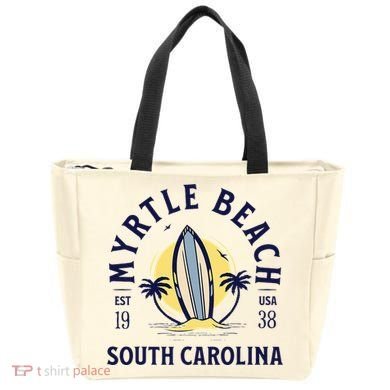 Myrtle Beach South Carolina Surf Summer Vacation Tote Bag
