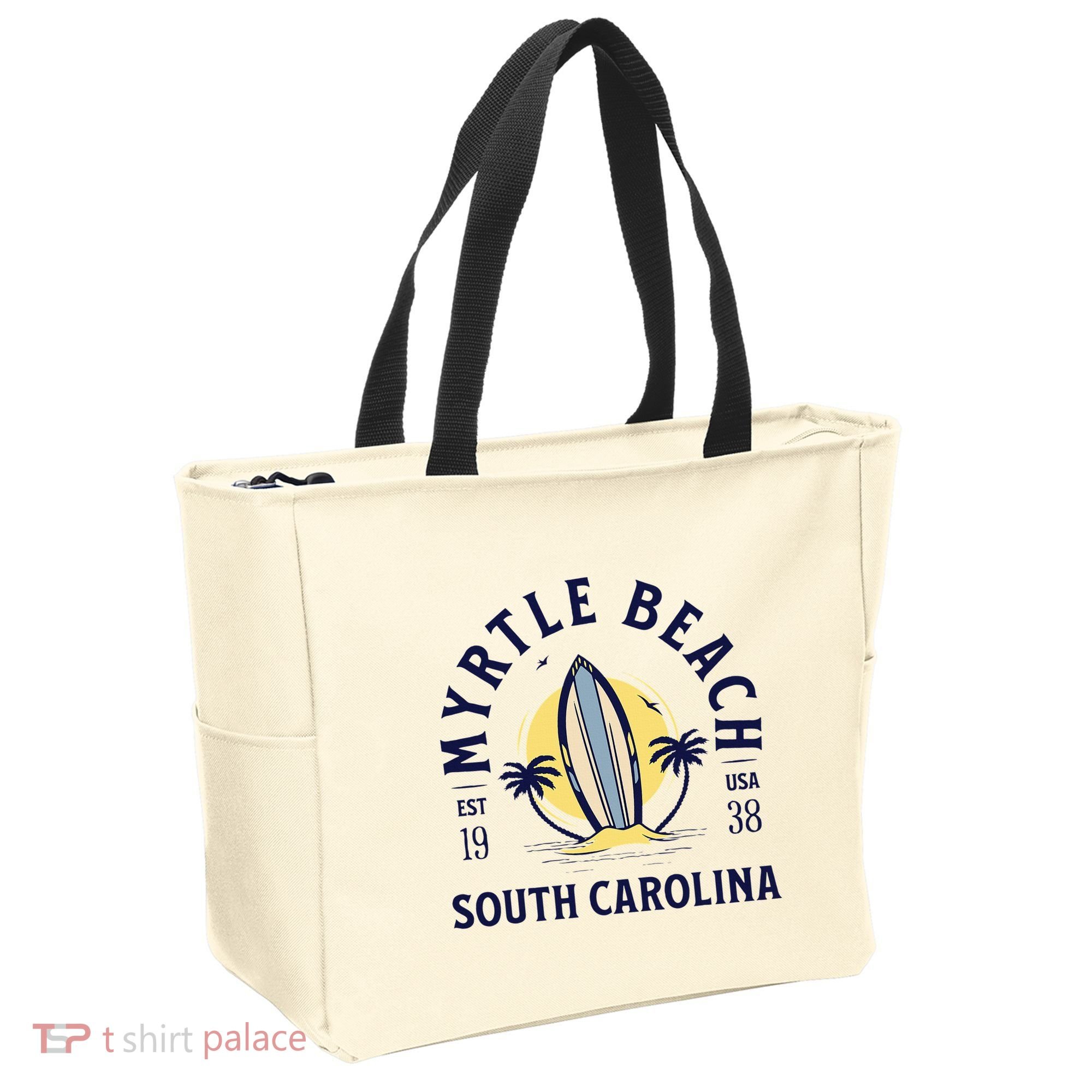Myrtle Beach South Carolina Surf Summer Vacation Tote Bag