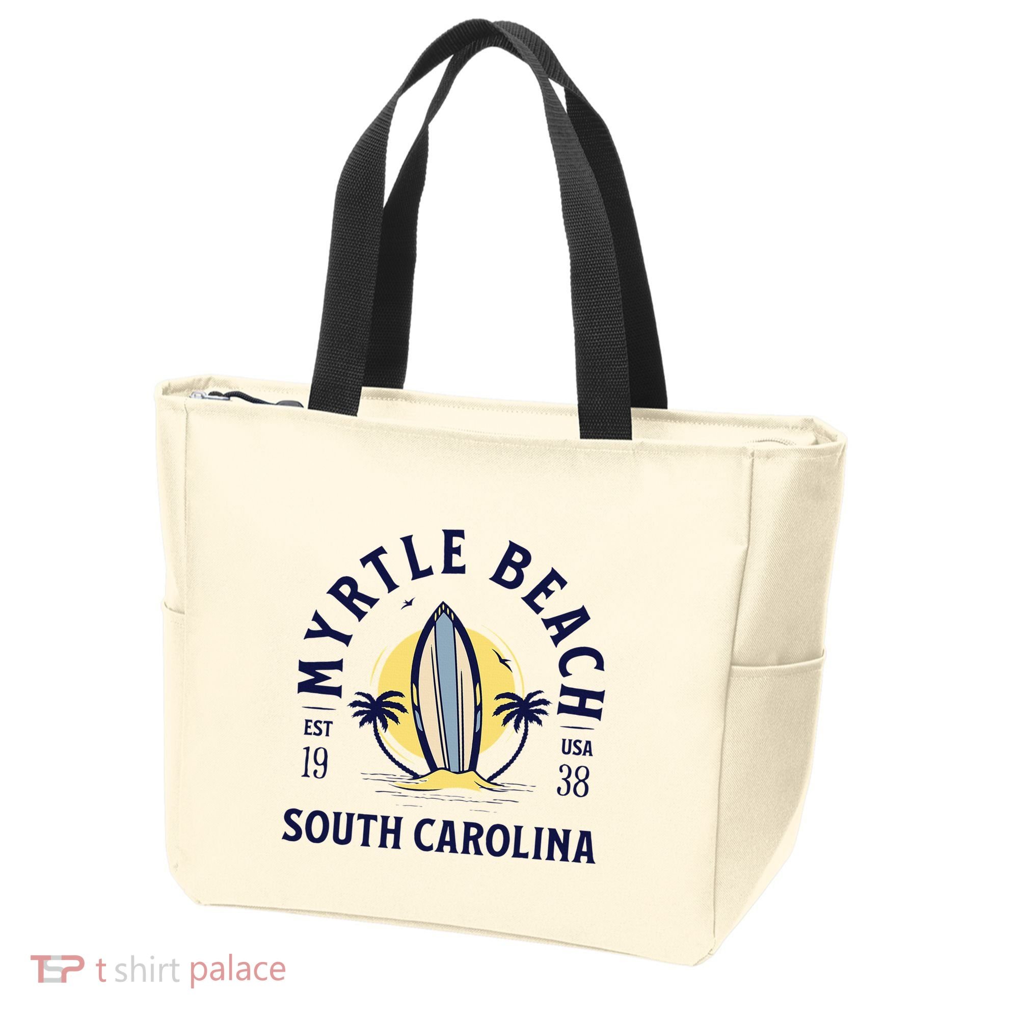 Myrtle Beach South Carolina Surf Summer Vacation Tote Bag