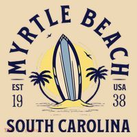 Myrtle Beach South Carolina Surf Summer Vacation Tote Bag thumb 4