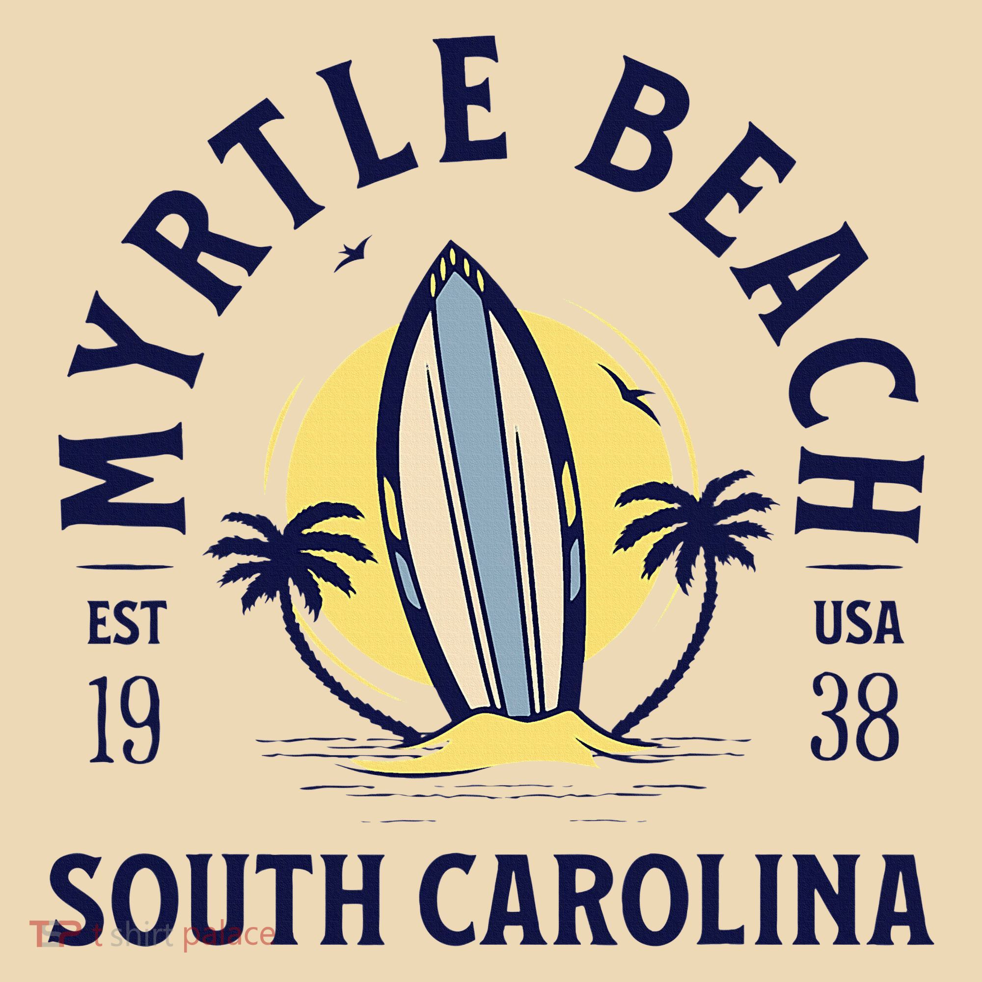 Myrtle Beach South Carolina Surf Summer Vacation Tote Bag