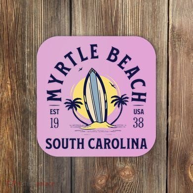 Myrtle Beach South Carolina Surf Summer Vacation Coaster