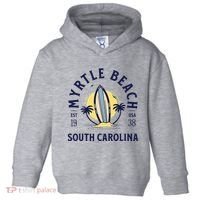 Myrtle Beach South Carolina Surf Summer Vacation Toddler Hoodie thumb 0