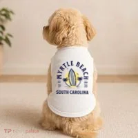 Myrtle Beach South Carolina Surf Summer Vacation Doggie Tank thumb 2