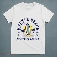 Myrtle Beach South Carolina Surf Summer Vacation T-Shirt thumb 5