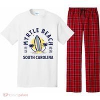 Myrtle Beach South Carolina Surf Summer Vacation Pajama Set thumb 0