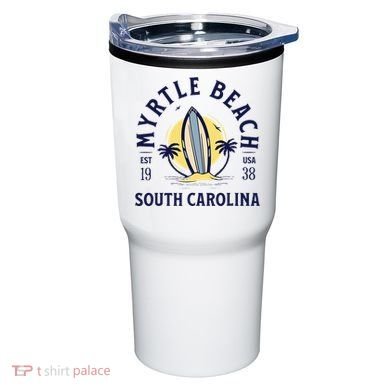 Myrtle Beach South Carolina Surf Summer Vacation Tumbler