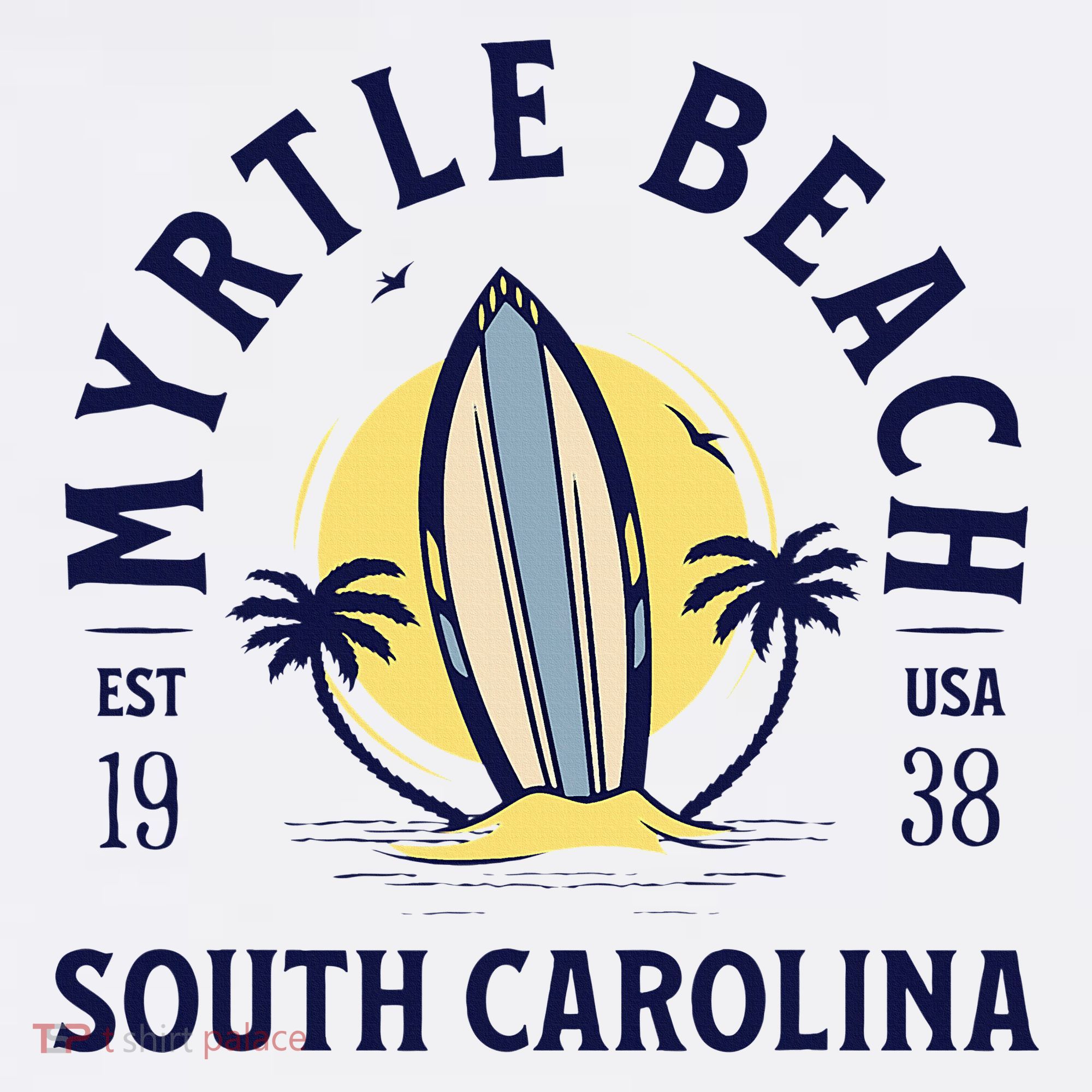 Myrtle Beach South Carolina Surf Summer Vacation Tumbler
