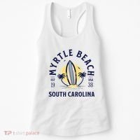 Myrtle Beach South Carolina Surf Summer Vacation Women's Tank Top thumb 0