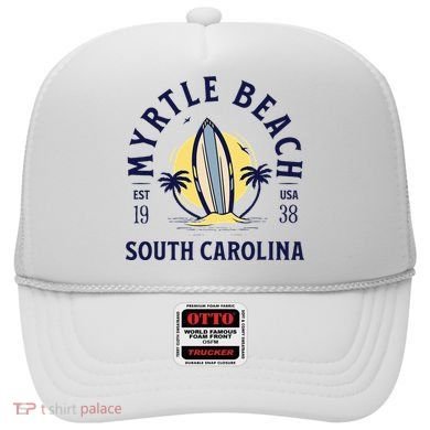 Myrtle Beach South Carolina Surf Summer Vacation Hat
