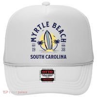 Myrtle Beach South Carolina Surf Summer Vacation Hat thumb 0