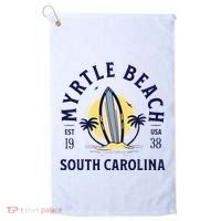 Myrtle Beach South Carolina Surf Summer Vacation Golf Towel thumb 0
