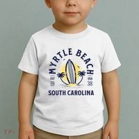 Myrtle Beach South Carolina Surf Summer Vacation Toddler T-Shirt thumb 2