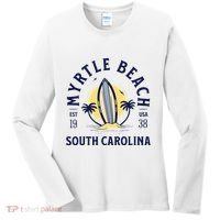 Myrtle Beach South Carolina Surf Summer Vacation Women's Long Sleeve Shirt thumb 0