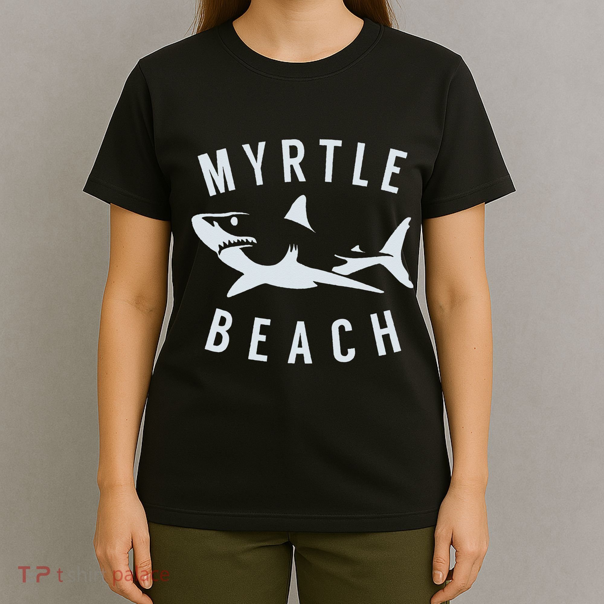 Myrtle Beach South Carolina Shark SC Souvenir T-Shirt