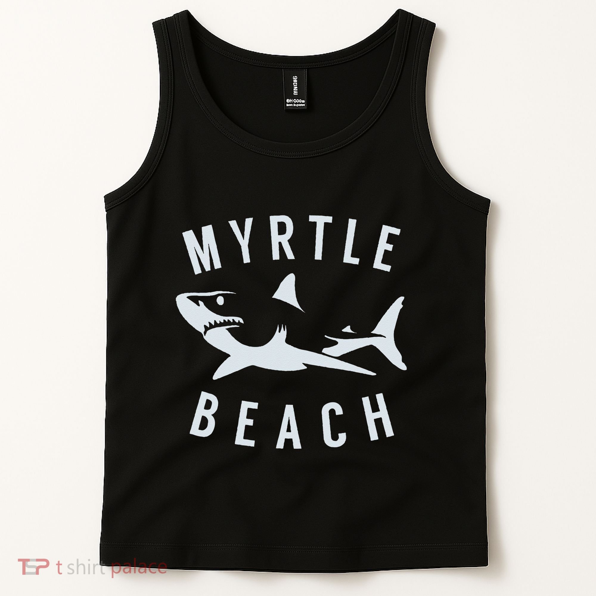 Myrtle Beach South Carolina Shark SC Souvenir Tank Top