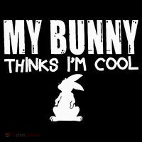 My Bunny Thinks IM Cool Rabbit Doggie Tank thumb 4