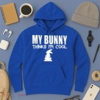 My Bunny Thinks IM Cool Rabbit Hoodie thumb 3