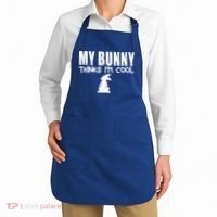 My Bunny Thinks IM Cool Rabbit Apron thumb 2