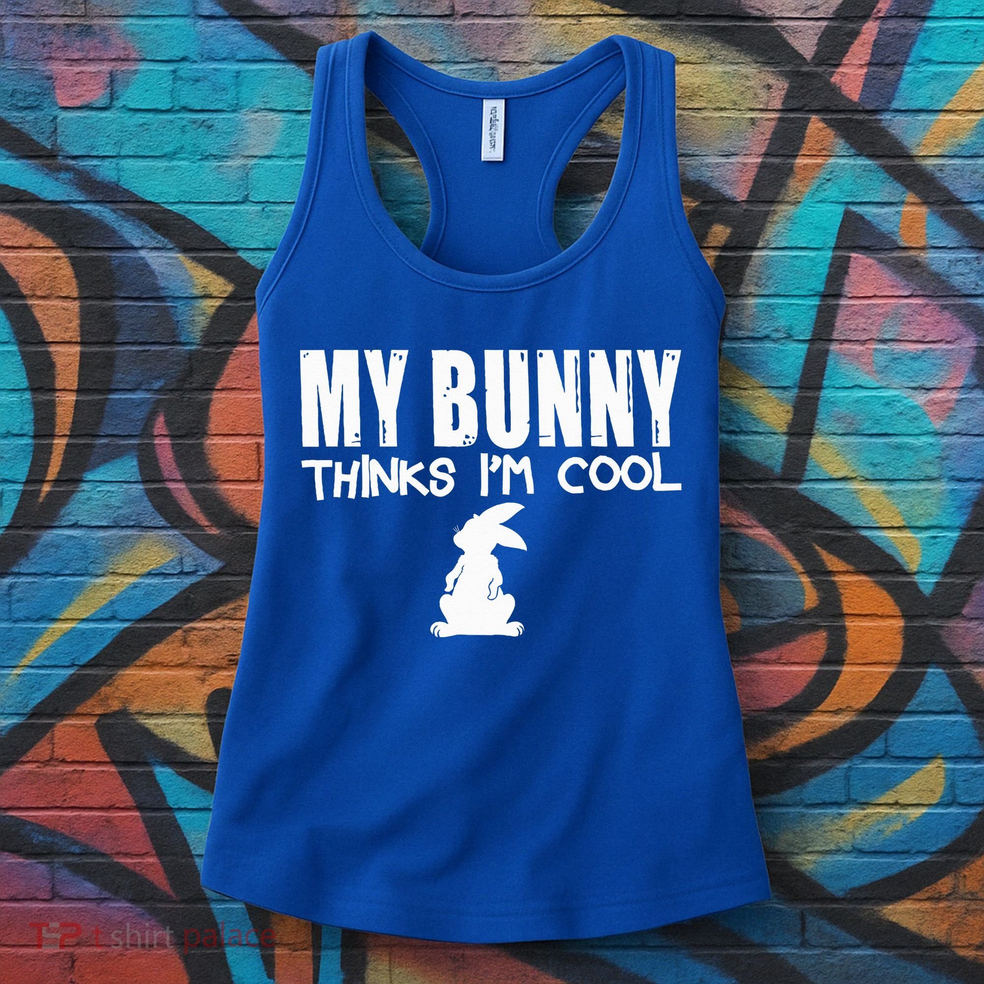 My Bunny Thinks IM Cool Rabbit Women's Tank Top
