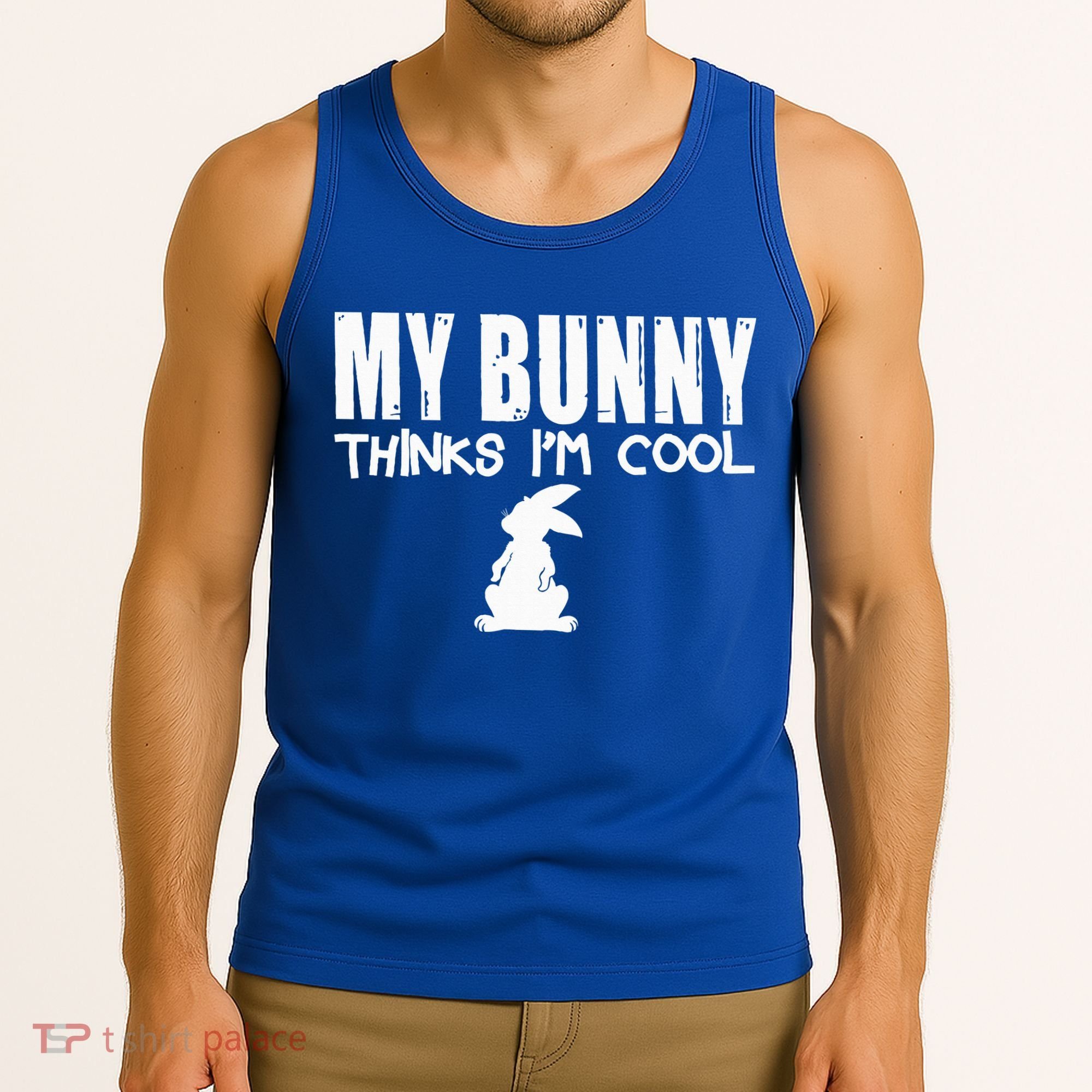 My Bunny Thinks IM Cool Rabbit Tank Top