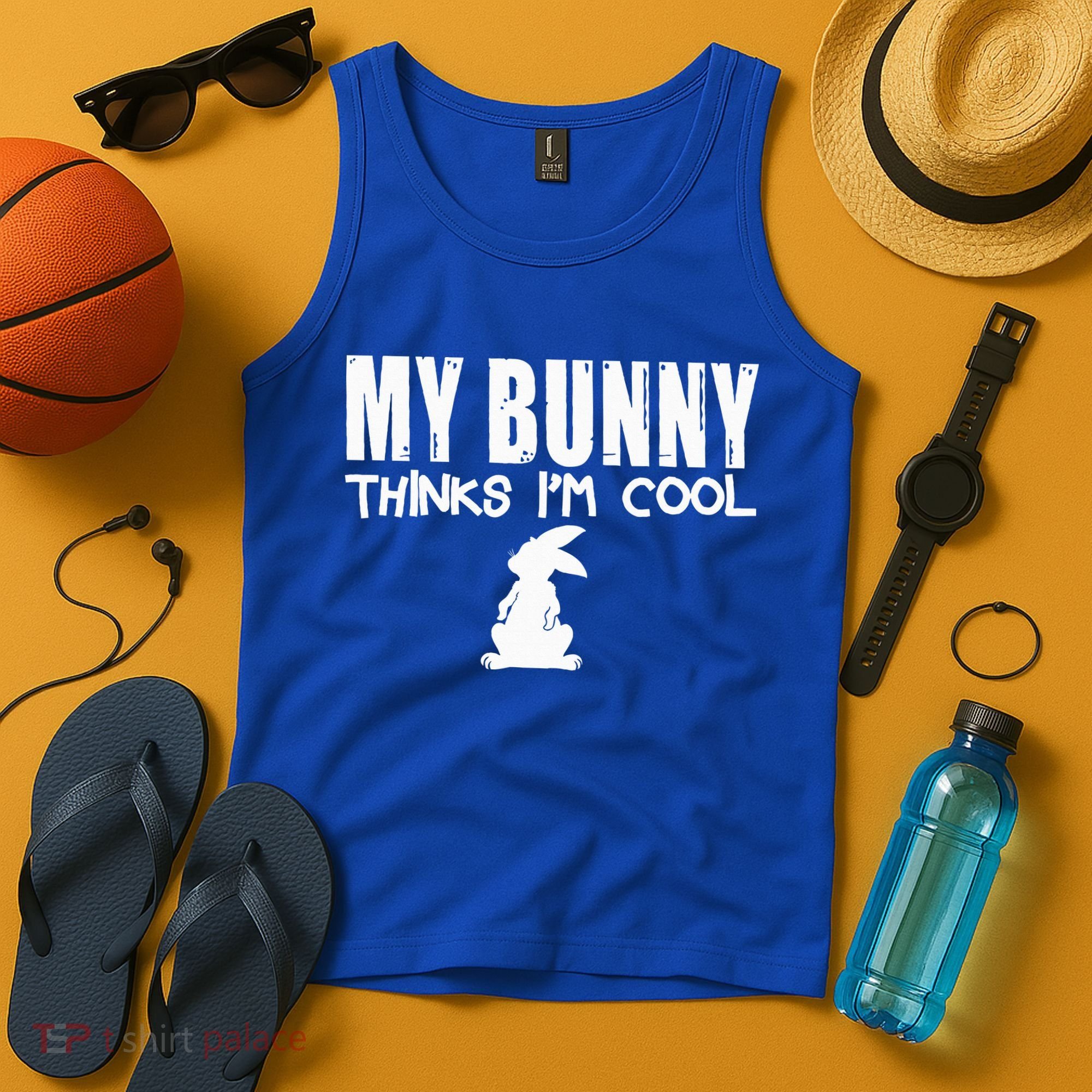 My Bunny Thinks IM Cool Rabbit Tank Top