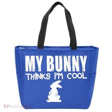 My Bunny Thinks IM Cool Rabbit Tote Bag