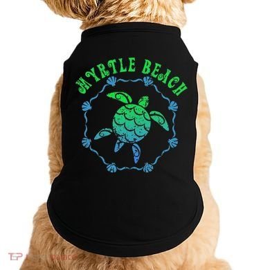 Myrtle Beach T Retro Tribal Turtle Gift Doggie Tank