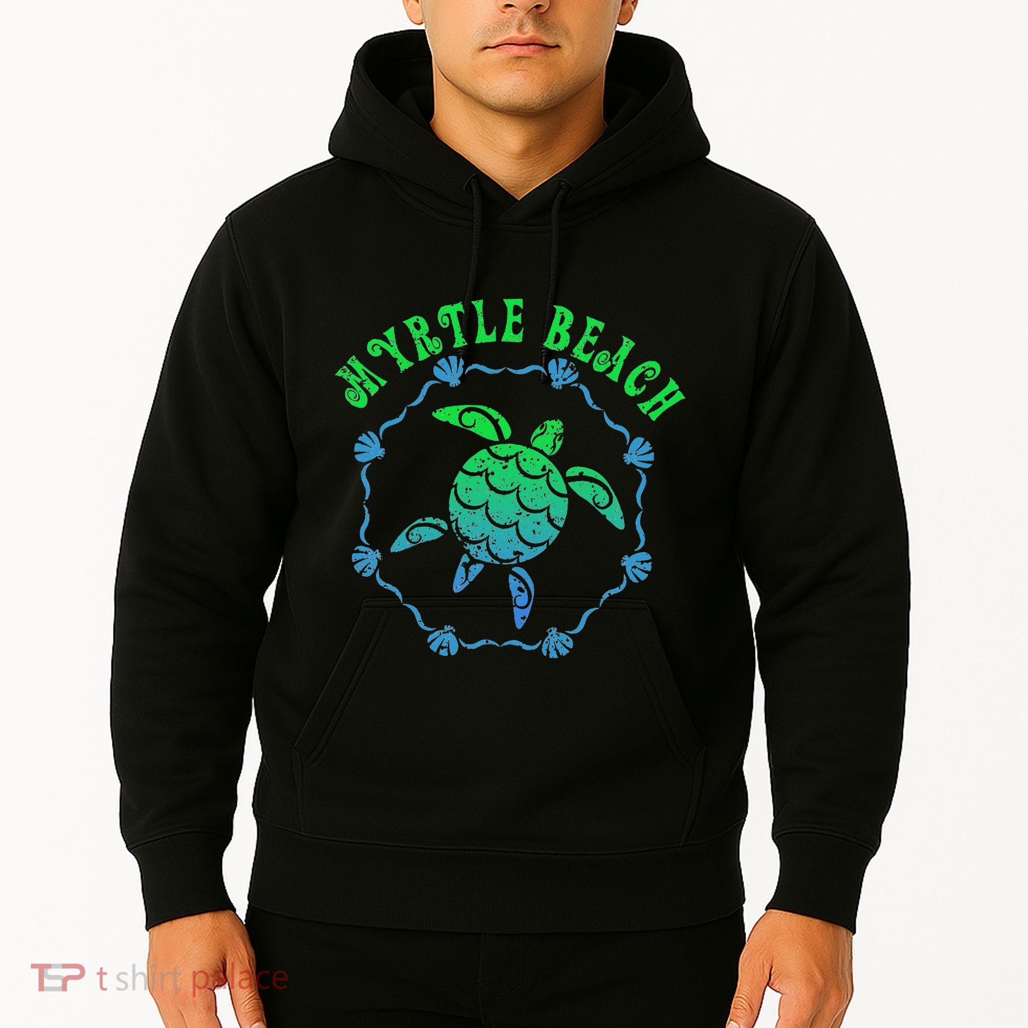 Myrtle Beach T Retro Tribal Turtle Gift Hoodie