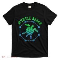 Myrtle Beach T Retro Tribal Turtle Gift T-Shirt thumb 0