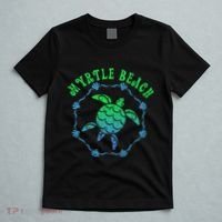 Myrtle Beach T Retro Tribal Turtle Gift T-Shirt thumb 5