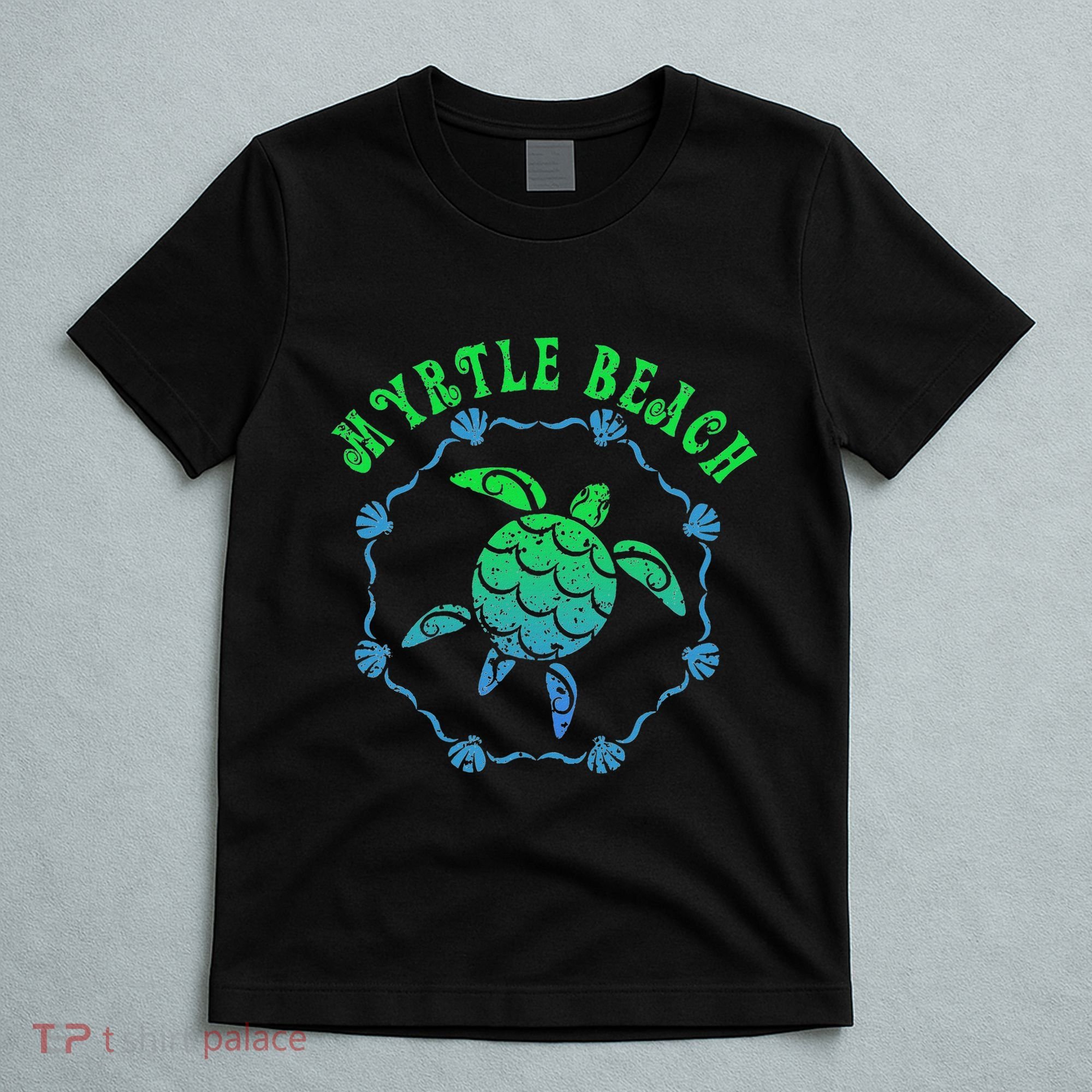 Myrtle Beach T Retro Tribal Turtle Gift T-Shirt
