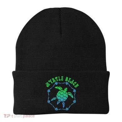 Myrtle Beach T Retro Tribal Turtle Gift Beanie