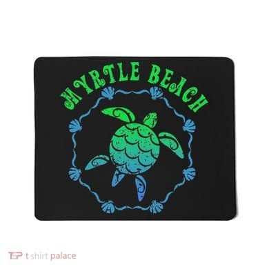 Myrtle Beach T Retro Tribal Turtle Gift Mousepad