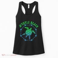 Myrtle Beach T Retro Tribal Turtle Gift Women's Tank Top thumb 0