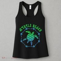 Myrtle Beach T Retro Tribal Turtle Gift Women's Tank Top thumb 3