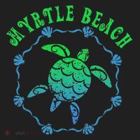 Myrtle Beach T Retro Tribal Turtle Gift Hat thumb 2