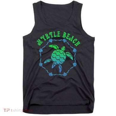Myrtle Beach T Retro Tribal Turtle Gift Tank Top