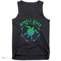 Myrtle Beach T Retro Tribal Turtle Gift Tank Top thumb 0