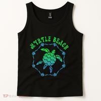 Myrtle Beach T Retro Tribal Turtle Gift Tank Top thumb 2