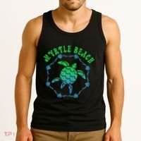 Myrtle Beach T Retro Tribal Turtle Gift Tank Top thumb 3