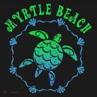 Myrtle Beach T Retro Tribal Turtle Gift Tank Top thumb 6